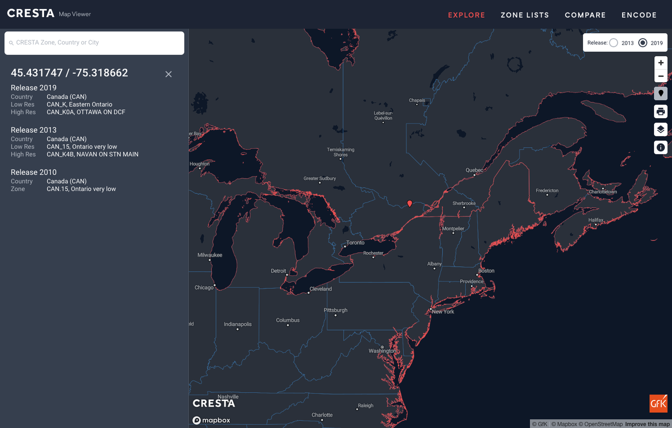 Major Improvements to CRESTA Map Viewer CRESTA